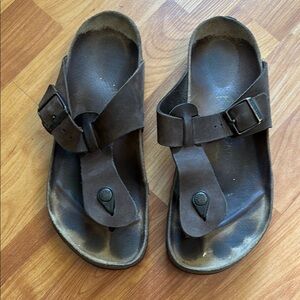 Birkenstock Brown leather Sandals